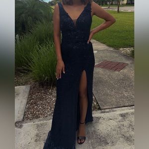 Royal blue formal dress